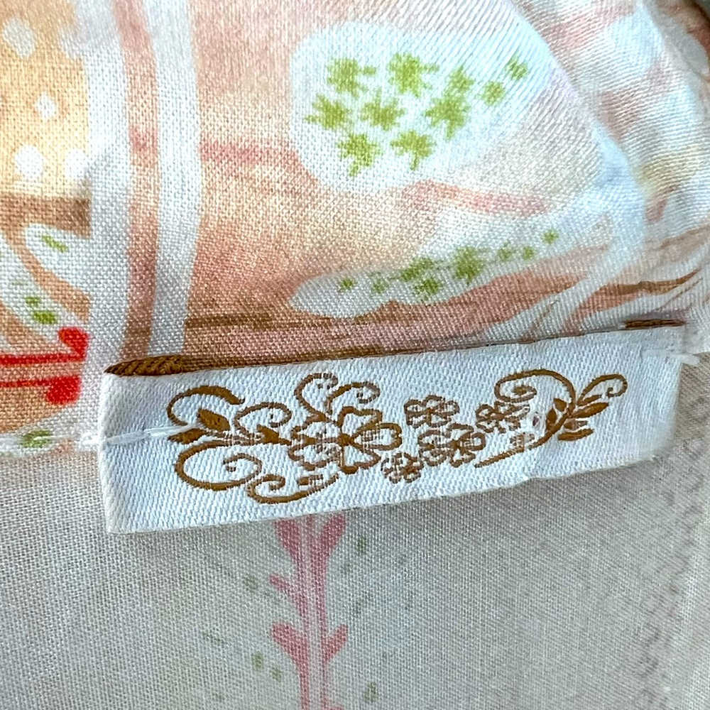 $250 Anthropologie lovers! MADE IN ITALY  Boho mini oversized dress S viscose - Picture 13 of 14